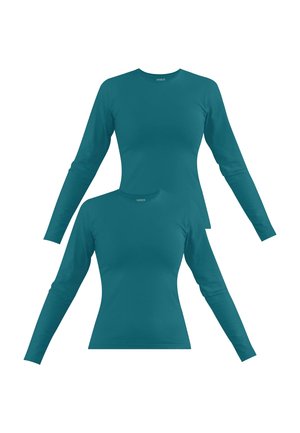 2 PACK - Langarmshirt - petrol