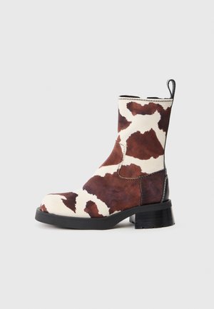 YOLANDA - Bottines de cowboy / motard - brown