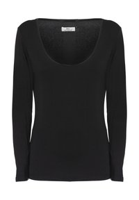 INFLUENCER U-NECK  - Longsleeve - black