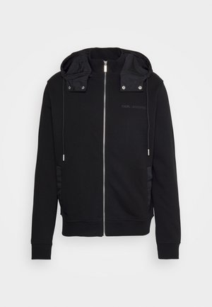 HOODY JACKET - Zip-up sweatshirt - black