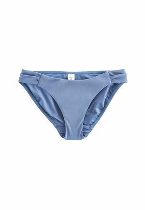 HIGH LEG RUCHED - Bikinibroekje - blue