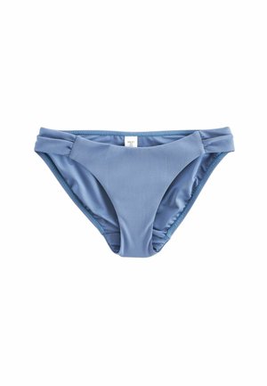 HIGH LEG RUCHED - Bikini-Hose - blue