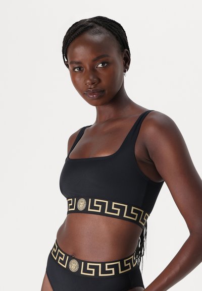 Versace SWIM VITA NEW LOGO - Bikini augšdaļa - black