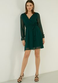 LELA MINI  - Koktélruha / Partiruha - petrol blue