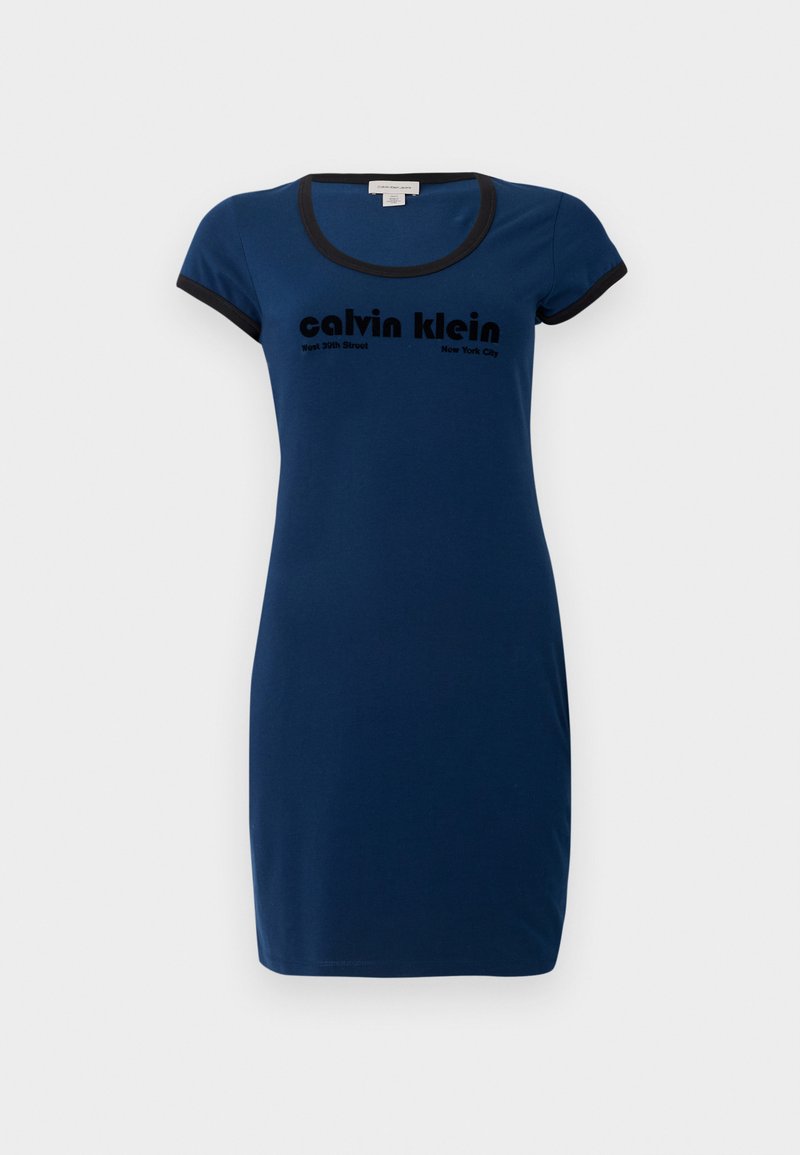 Calvin Klein Jeans Jersey dress - pageant blue/blue - Zalando