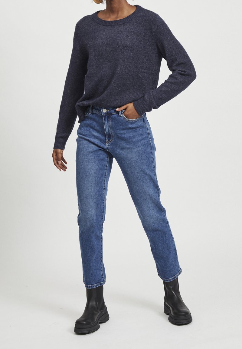 VILA Jean droit - blue denim
