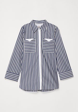 MAJSE - Button-down blouse - blue