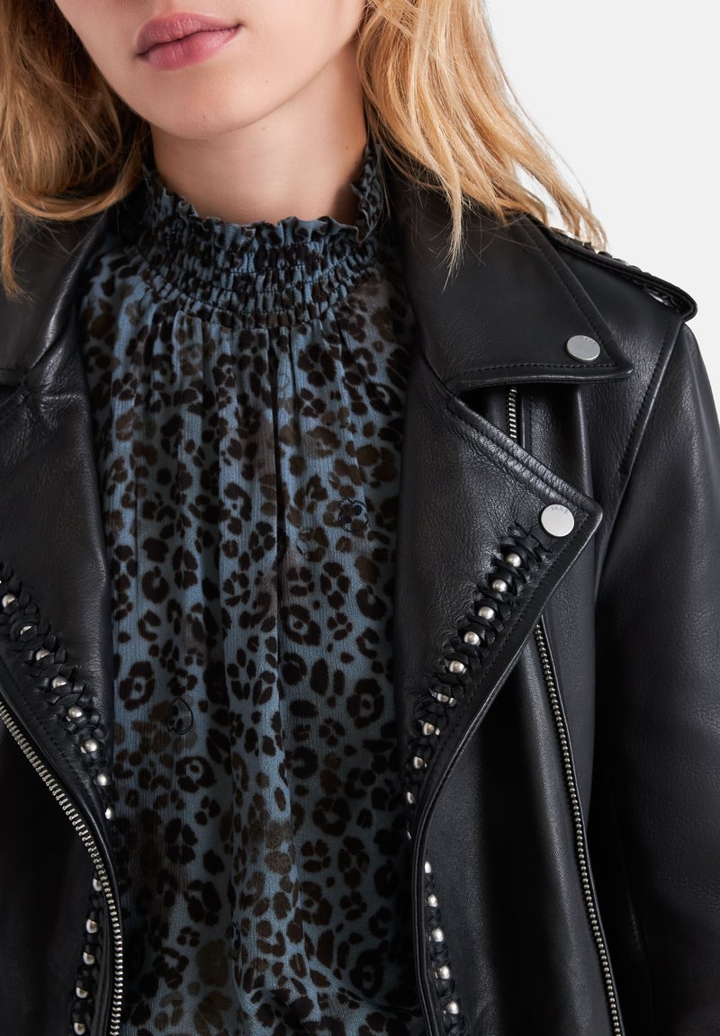 Veste En Cuir IKKS Pour Enfant - Taille 128, Marron, Neuve Sans étiquette - Basique Et Intemporelle