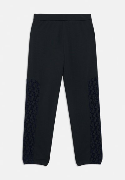 Emporio Armani UNISEX - Pantaloni sportivi - blu navy/flock blu