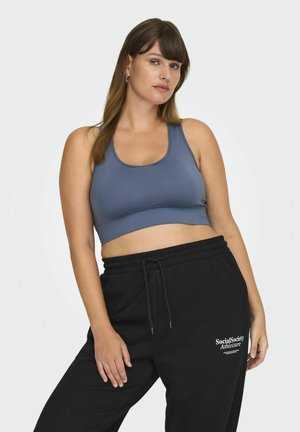 ONLY Play CURVY NAHTLOSER - Sport-bh met medium support - vintage indigo