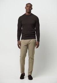 PROFUOMO THE STRUCTURE BASIC CREW - Strickpullover - dark brown