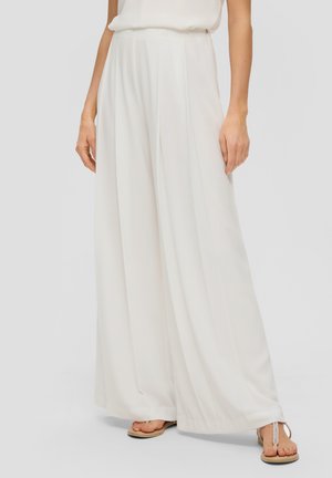 LOOSE WIDE LEG - Stoffhose - ecru