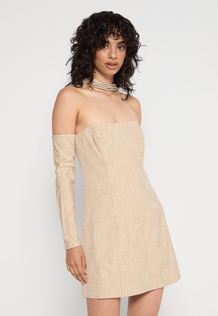Cult Gaia Cocktailjurk beige