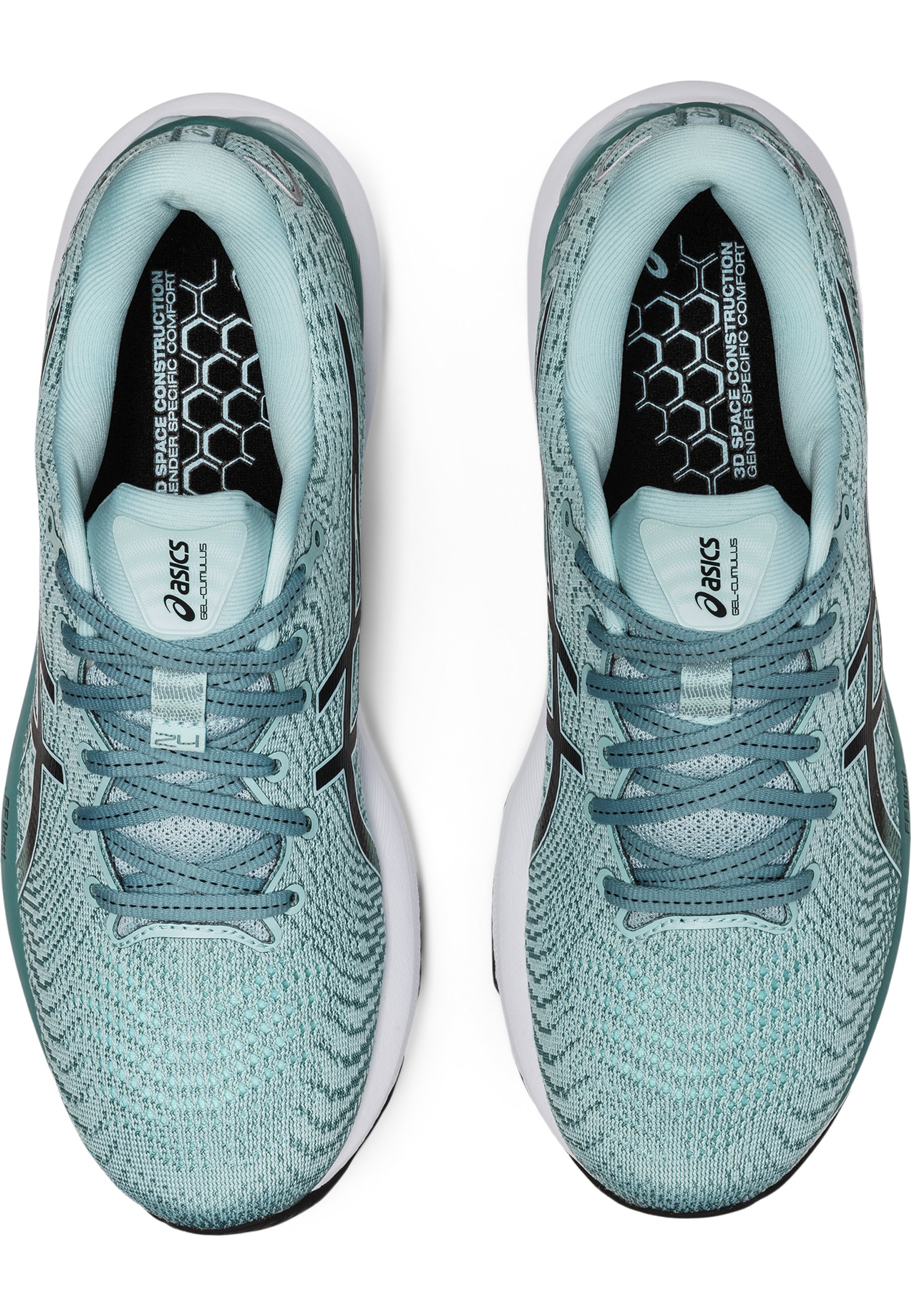 ASICS GEL CUMULUS 24 - Hardloopschoenen neutraal - green black/petrol -  Zalando.nl