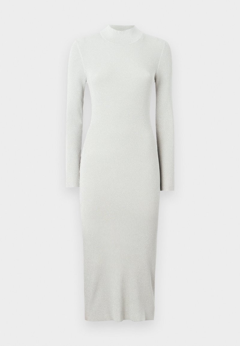 United Colors of Benetton Gebreide jurk lichtgrijs United Colors of Benetton Gebreide jurk lichtgrijs