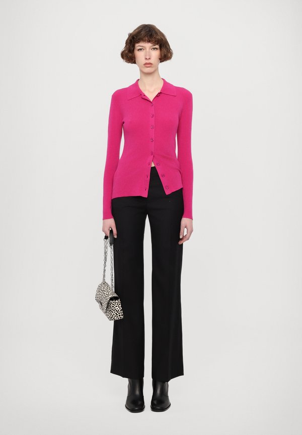 FITTED BUTTON UP - Cardigan - wild berry4