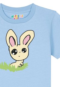 watapparel OSTERHASE IM GRAS - T-shirt imprimé - blue soul