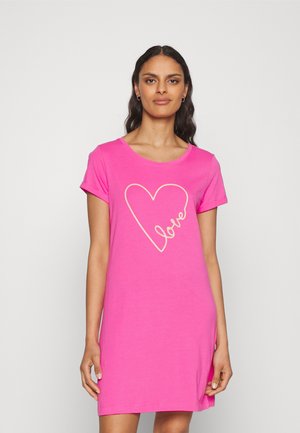 LOVE BIG SHIRT - Nattskjorte - pink