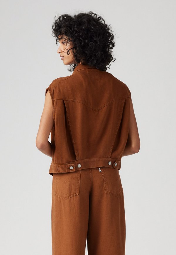 SHRUNKEN 90S VEST - Waistcoat - sorrel horse3