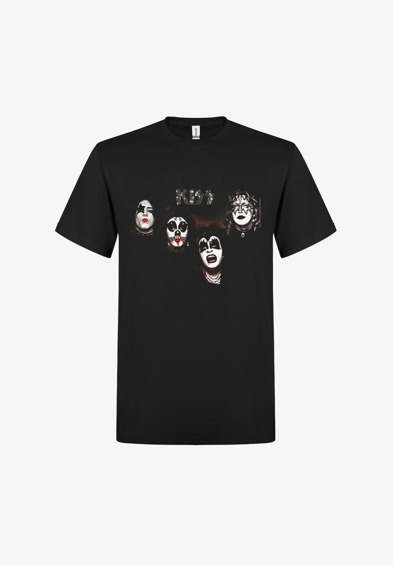 rockshirts KISS - 1974 - Triko s potiskem - black