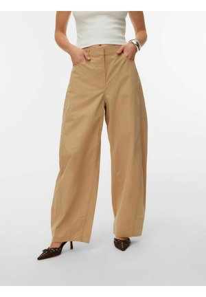 VMJOSE HOHE TAILLE  - Pantalon classique - silver mink