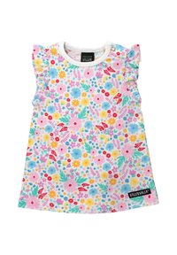 Villervalla FLOWER - Trikoomekko - weiß