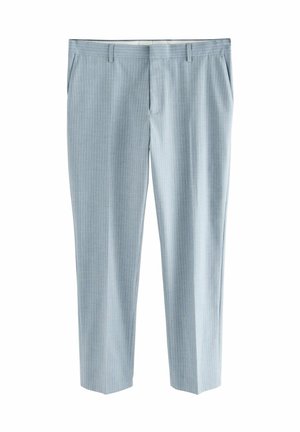 STRIPED - Suit trousers - blue