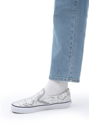 Loafers - silver-coloured