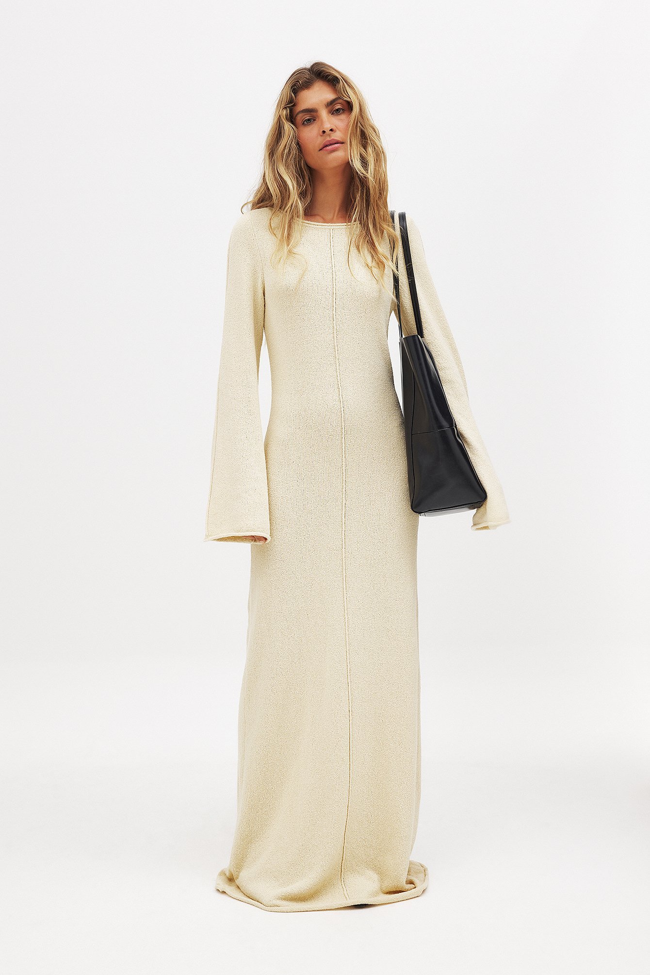 NA-KD Jumper dress - beige - Zalando