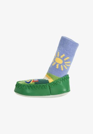 JoJo Maman Bébé FARM SCENE - REGULAR FIT - Copati - blue farmyard