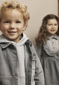 EN FANT Jeansklänning - light grey denim