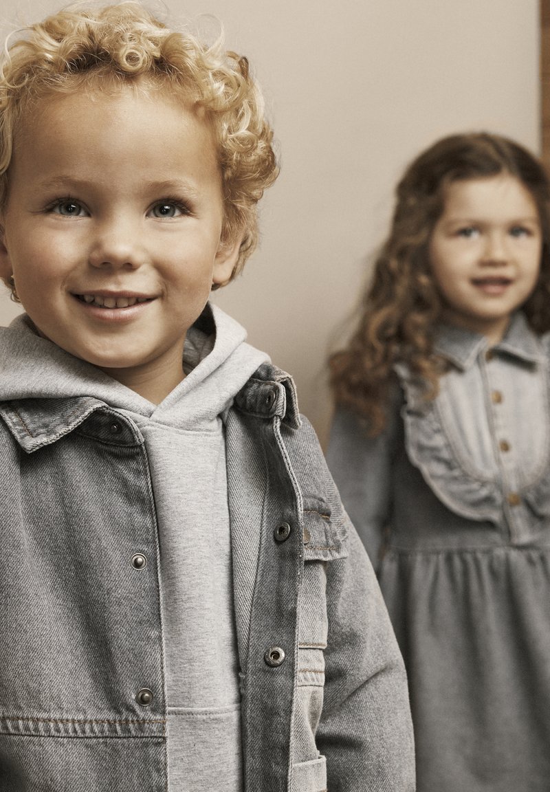 EN FANT Jeansklänning - light grey denim