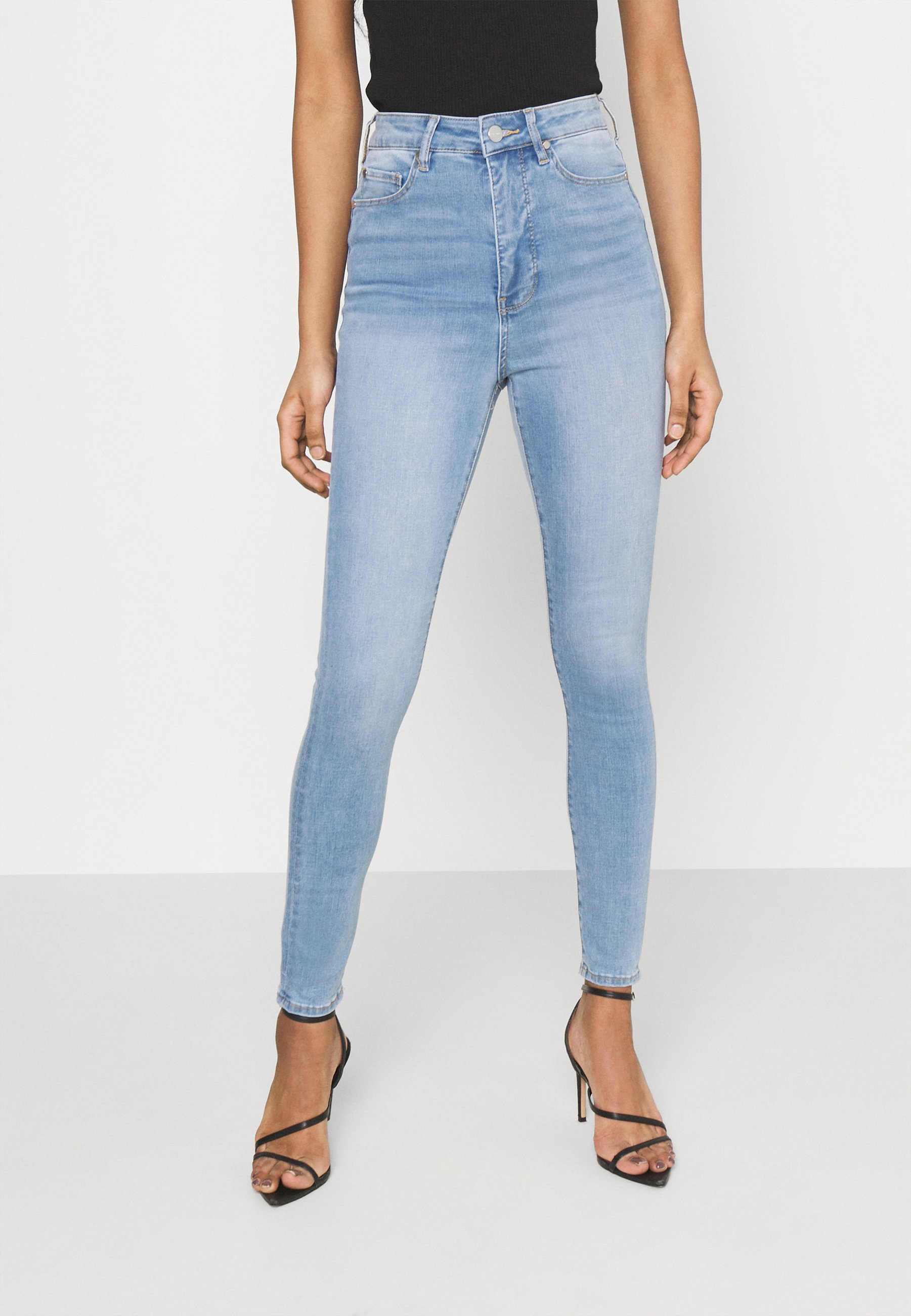 Forever New BELLA HIGH RISE SCULPTING - Jeans Slim Fit - mid wash/blue  denim - Zalando.de