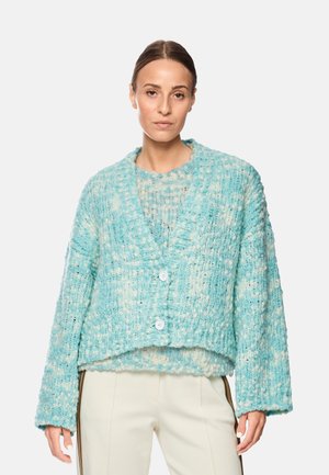 Strickjacke - soft teal