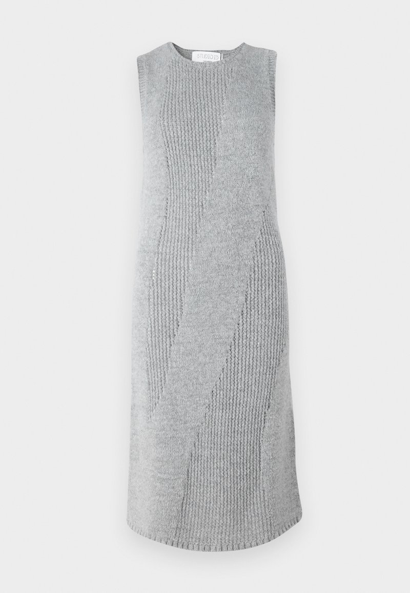STUDIO ID Gebreide jurk grijs