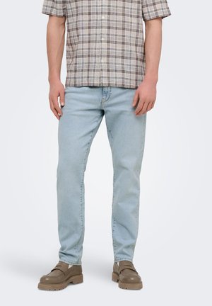 Only & Sons ONSWEFT  - Džinsi ar pakāpeniski sašaurinātiem galiem - light blue bleached denim