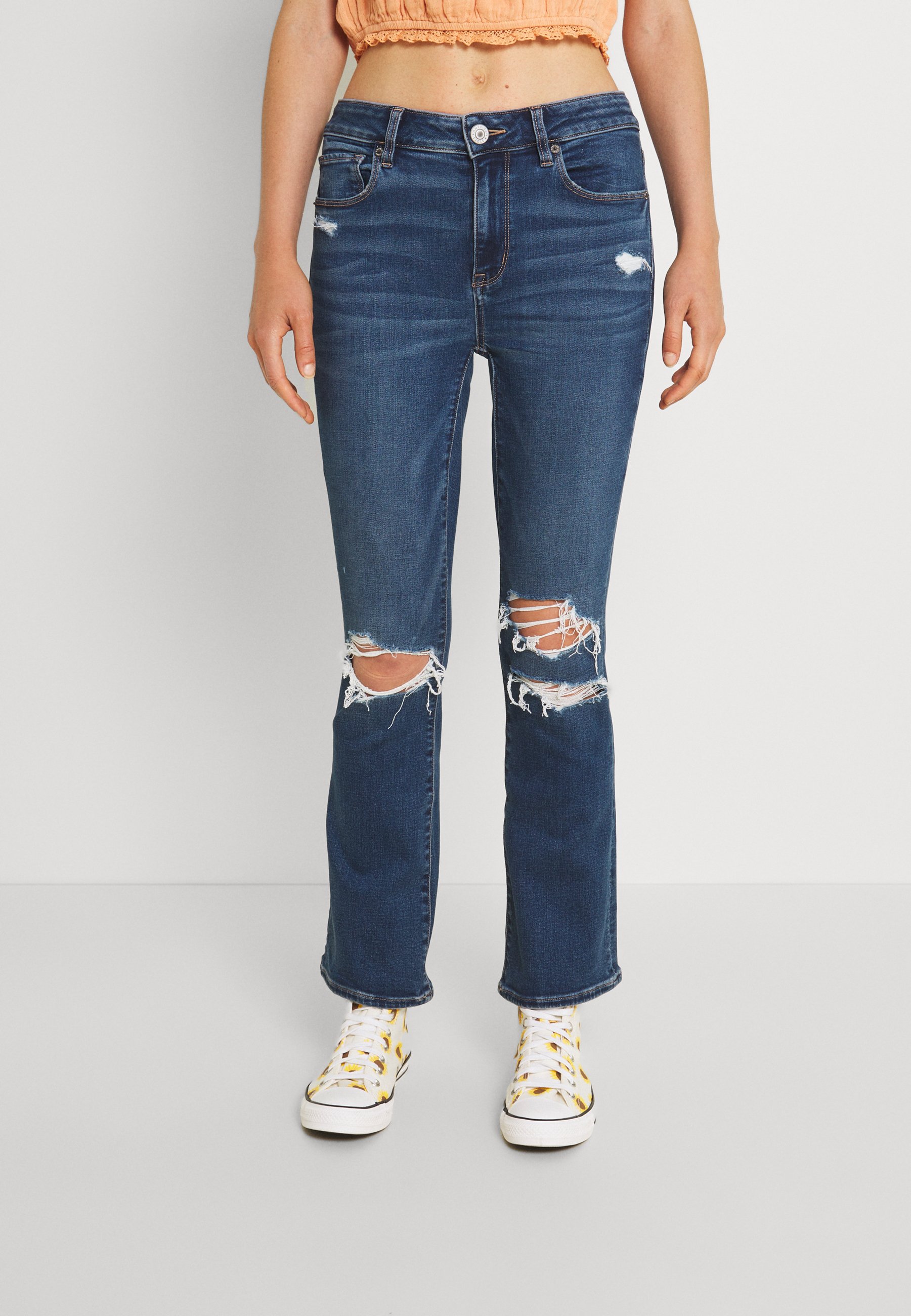 American Eagle KICK CROP - Slim fit 