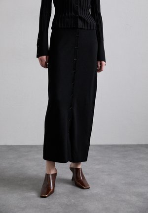 SKIRT - Maxi szoknya - black