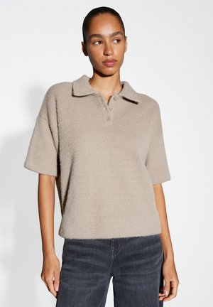 SWEATER - Polo - warm taupe