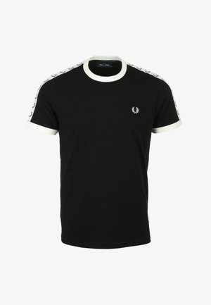 Fred Perry RINGER - T-shirt con stampa - black