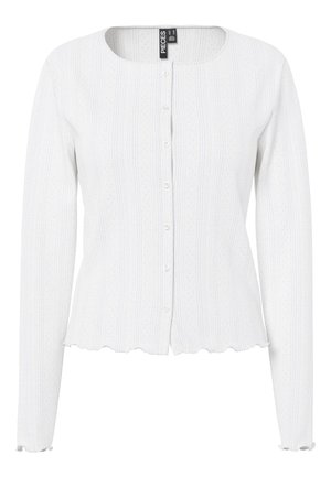 Pieces PCMARIE CARDIGAN - Neuletakki - cloud dancer
