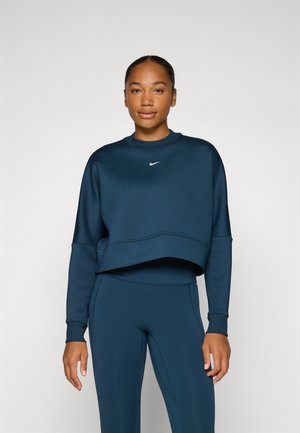 PRIMA CREW TOP - Sportinis megztinis - armoury navy barely volt white