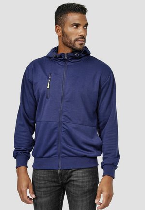 DÜNNE ÜBERGANGS - Zip-up sweatshirt - blau