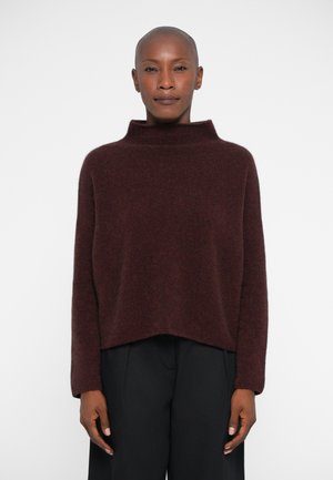 MIKA FUNNEL NECK SWEATER - Pullover - burgundy
