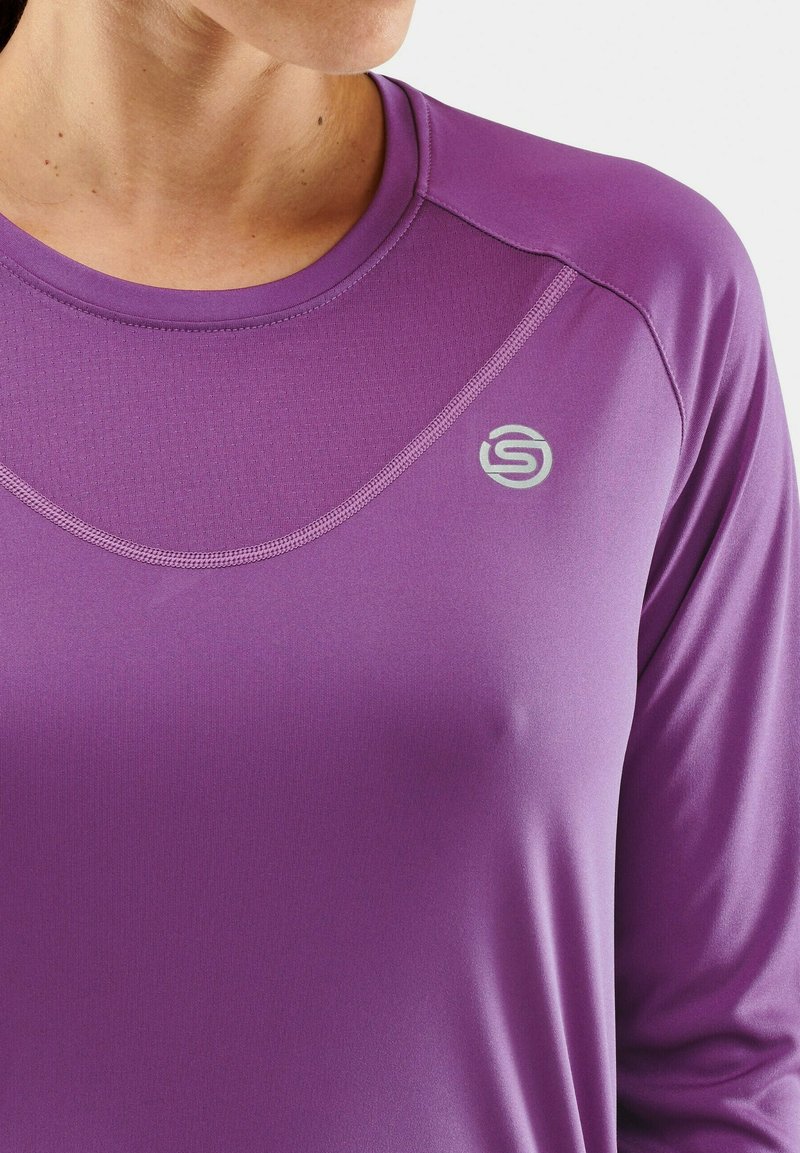 Damen Sportbekleidung | Skins Langarmshirt amethyst/flieder - BJ23805 Damen Sportbekleidung | Skins Langarmshirt amethyst/flieder - BJ23805