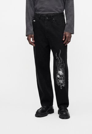 Wasted Paris, ROAD CASPER PANT UNISEX - Торбести дънки - black