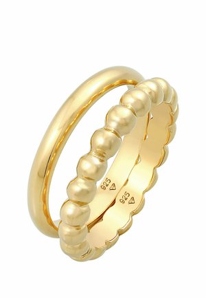 2 PACK BASIC - Ringe - gold-coloured