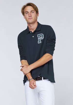 Polo Sylt LABEL-AKZENT - Langarmshirt - total eclipse