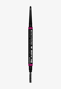 NYX Professional Makeup - BLADE & SHADE EYEBROW PENCIL - Crayon sourciles - black Image miniature 1