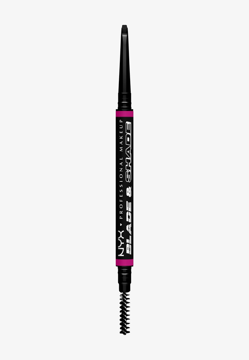 NYX Professional Makeup - BLADE & SHADE EYEBROW PENCIL - Crayon sourciles - black, Agrandir